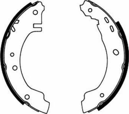 ABE C01041ABE - Комплект гальм, барабанний механізм autozip.com.ua