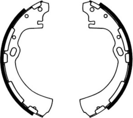 ABE C01038ABE - Комплект гальм, барабанний механізм autozip.com.ua