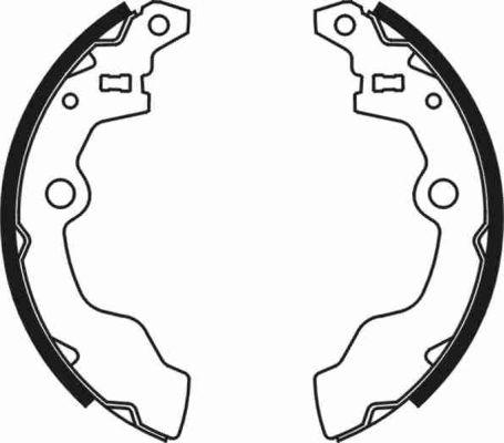 ABE C08008ABE - Комплект гальм, барабанний механізм autozip.com.ua