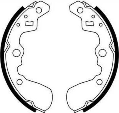 ABE C08013ABE - Комплект гальм, барабанний механізм autozip.com.ua