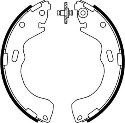 ABE C03047ABE - Комплект гальм, барабанний механізм autozip.com.ua