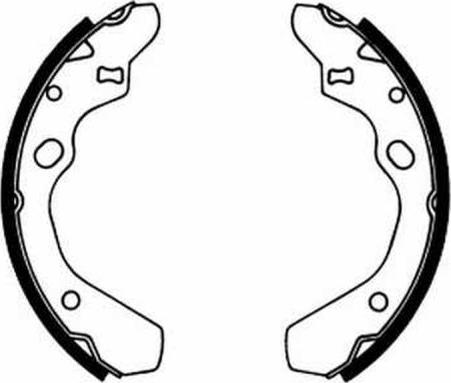 ABE C03014ABE - Комплект гальм, барабанний механізм autozip.com.ua