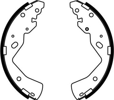 ABE C03038ABE - Комплект гальм, барабанний механізм autozip.com.ua