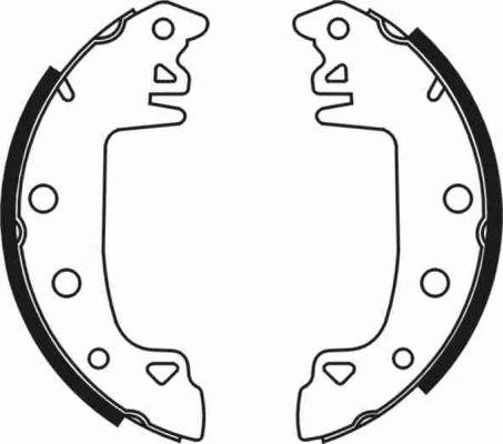 ABE C0C006ABE - Комплект гальм, барабанний механізм autozip.com.ua