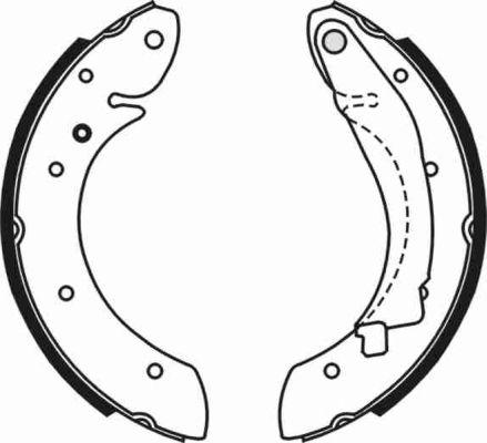 ABE C0C013ABE - Комплект гальм, барабанний механізм autozip.com.ua