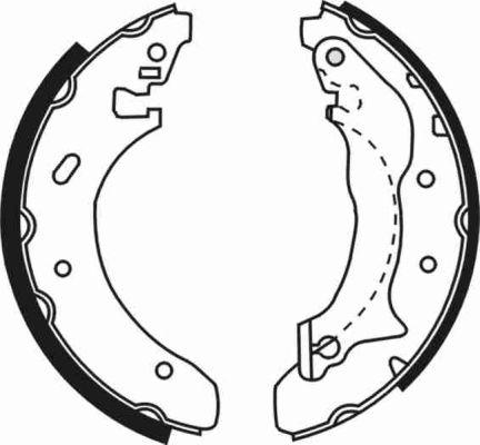 ABE C0G024ABE - Комплект гальм, барабанний механізм autozip.com.ua