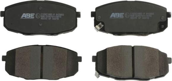 ABE C10321ABE-P - Гальмівні колодки, дискові гальма autozip.com.ua