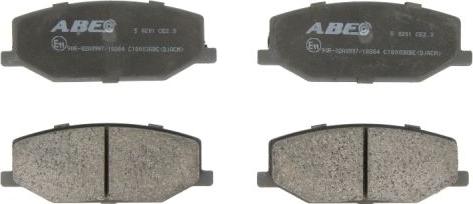 ABE C18003ABE - Гальмівні колодки, дискові гальма autozip.com.ua