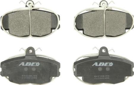 ABE C1C001ABE - Гальмівні колодки, дискові гальма autozip.com.ua