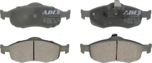 ABE C1G029ABE - Гальмівні колодки, дискові гальма autozip.com.ua