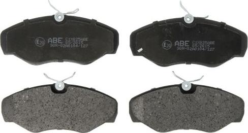 ABE C1X025ABE - Гальмівні колодки, дискові гальма autozip.com.ua