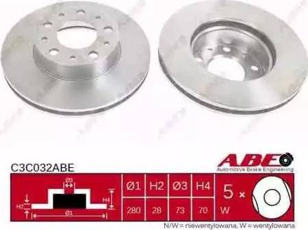Alpha Brakes HTP-FT-036 - Гальмівний диск autozip.com.ua