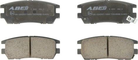ABE C25005ABE - Гальмівні колодки, дискові гальма autozip.com.ua