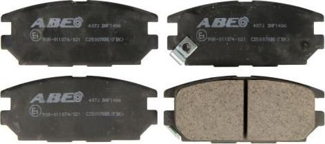 ABE C25007ABE - Гальмівні колодки, дискові гальма autozip.com.ua