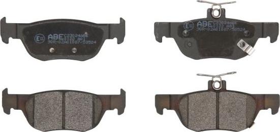 ABE C23024ABE - Гальмівні колодки, дискові гальма autozip.com.ua
