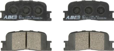 ABE C22030ABE - Гальмівні колодки, дискові гальма autozip.com.ua
