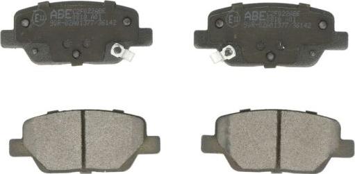 ABE C2F022ABE - Гальмівні колодки, дискові гальма autozip.com.ua