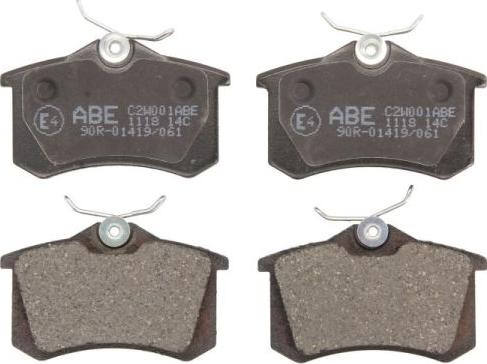 ABE C2W001ABE - Гальмівні колодки, дискові гальма autozip.com.ua