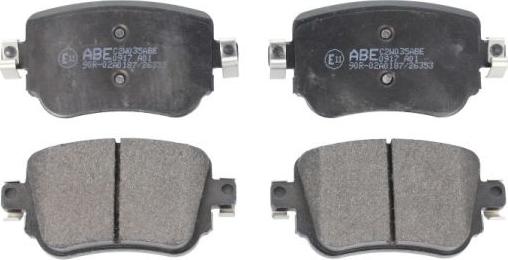ABE C2W035ABE - Гальмівні колодки, дискові гальма autozip.com.ua
