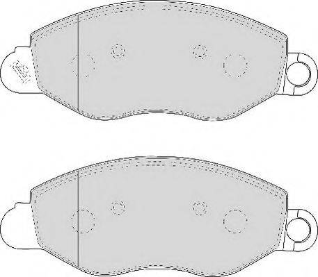 ABEX AVR111 - Гальмівні колодки, дискові гальма autozip.com.ua