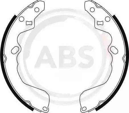 A.B.S. 9078 - Комплект гальм, барабанний механізм autozip.com.ua