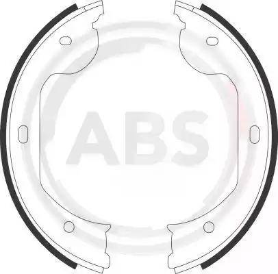 A.B.S. 9108 - Комплект гальм, ручник, парковка autozip.com.ua