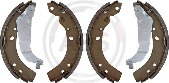 A.B.S. 40657 - Комплект гальм, барабанний механізм autozip.com.ua
