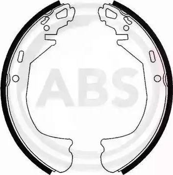 A.B.S. 40636 - Комплект гальм, барабанний механізм autozip.com.ua