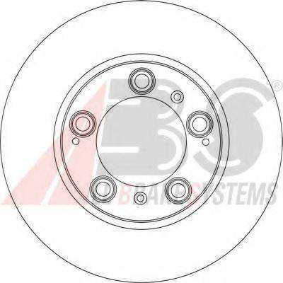 A.B.S. 17074 OE - Гальмівний диск autozip.com.ua