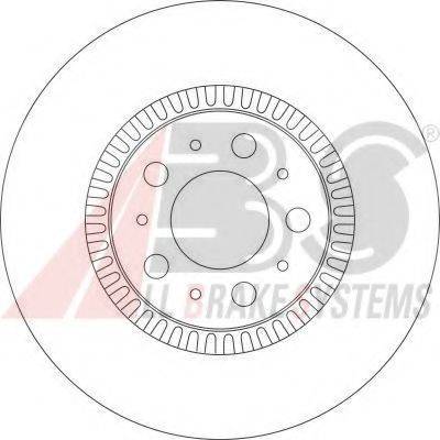 A.B.S. 17012 OE - Гальмівний диск autozip.com.ua