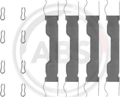 A.B.S. 0909Q - Комплектуючі, колодки дискового гальма autozip.com.ua