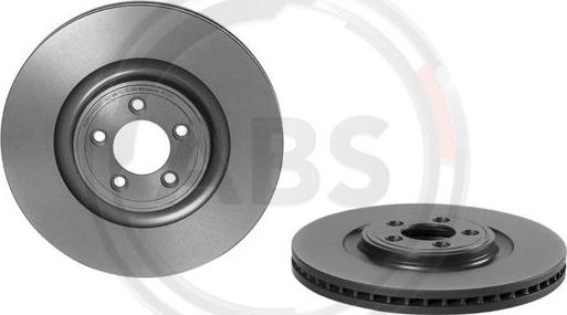 A.B.S. 09.B556.11 - Гальмівний диск autozip.com.ua