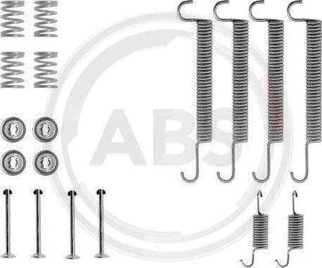 A.B.S. 0559Q - Комплектуючі, барабанний гальмівний механізм autozip.com.ua
