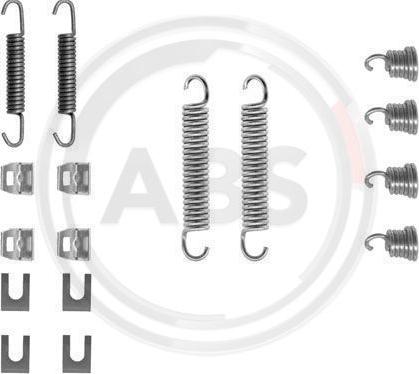 A.B.S. 0550Q - Комплектуючі, барабанний гальмівний механізм autozip.com.ua