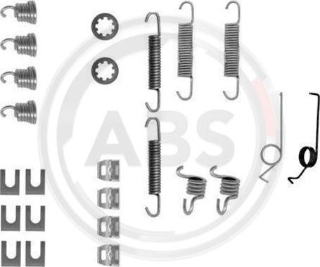 A.B.S. 0519Q - Комплектуючі, барабанний гальмівний механізм autozip.com.ua