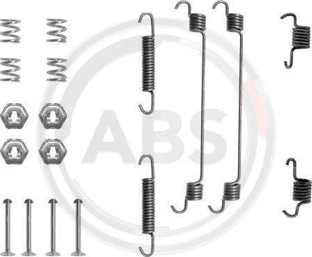 A.B.S. 0657Q - Комплектуючі, барабанний гальмівний механізм autozip.com.ua