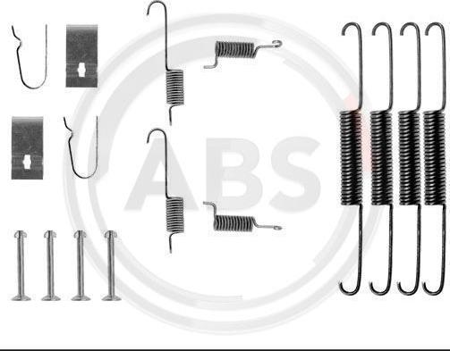 A.B.S. 0664Q - Комплектуючі, барабанний гальмівний механізм autozip.com.ua