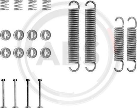 A.B.S. 0601Q - Комплектуючі, барабанний гальмівний механізм autozip.com.ua