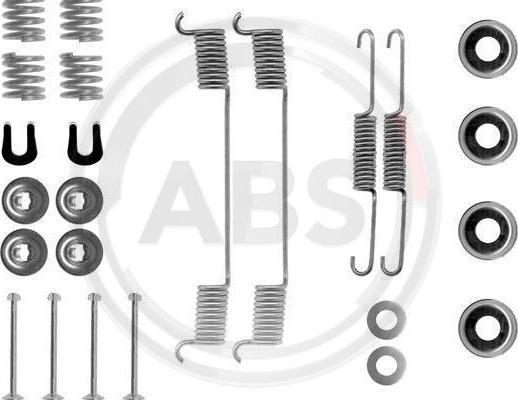 A.B.S. 0635Q - Комплектуючі, барабанний гальмівний механізм autozip.com.ua