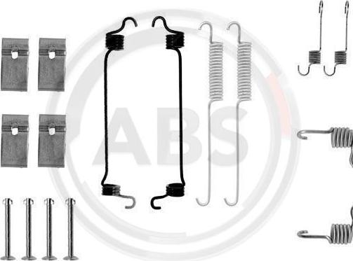 A.B.S. 0677Q - Комплектуючі, барабанний гальмівний механізм autozip.com.ua