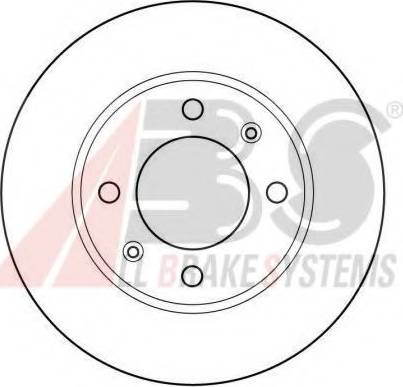 A.B.S. 15881 OE - Гальмівний диск autozip.com.ua