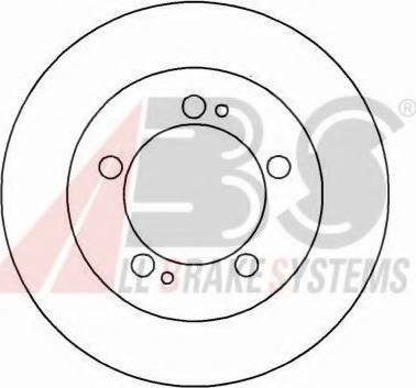 A.B.S. 16207 OE - Гальмівний диск autozip.com.ua