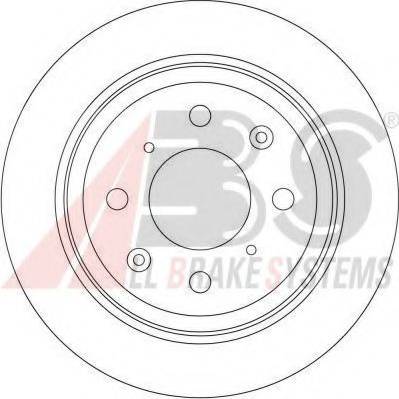 A.B.S. 16192 OE - Гальмівний диск autozip.com.ua