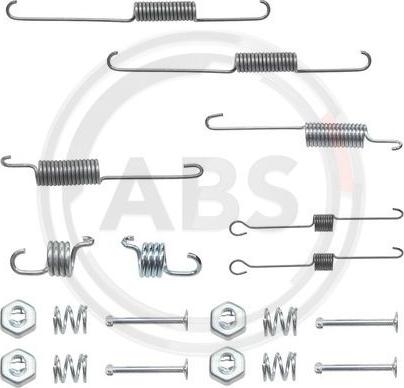 A.B.S. 0809Q - Комплектуючі, барабанний гальмівний механізм autozip.com.ua