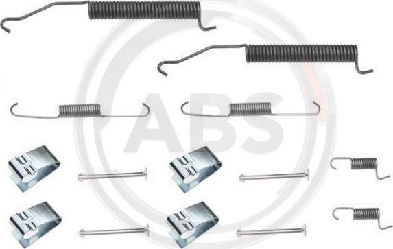 A.B.S. 0812Q - Комплектуючі, барабанний гальмівний механізм autozip.com.ua