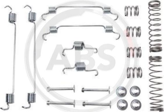 A.B.S. 0835Q - Комплектуючі, барабанний гальмівний механізм autozip.com.ua