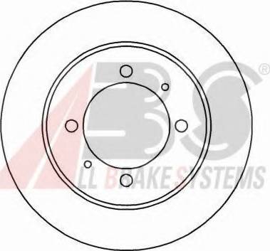 A.B.S. 16591 OE - Гальмівний диск autozip.com.ua