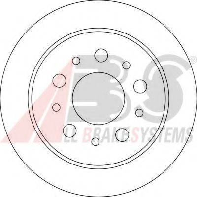 A.B.S. 17030 OE - Гальмівний диск autozip.com.ua