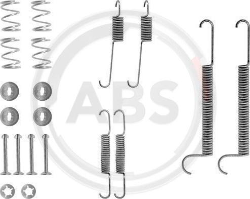 A.B.S. 0746Q - Комплектуючі, барабанний гальмівний механізм autozip.com.ua