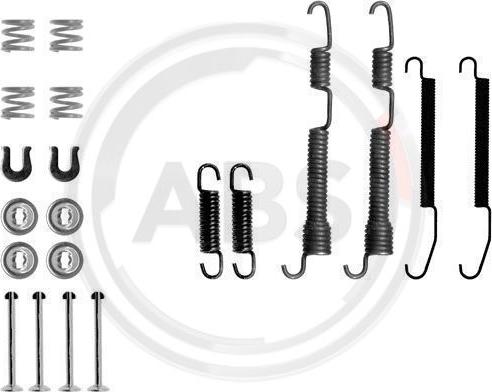 A.B.S. 0761Q - Комплектуючі, барабанний гальмівний механізм autozip.com.ua